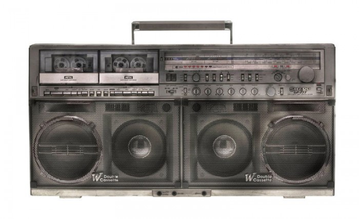 sharp gf-777 boombox