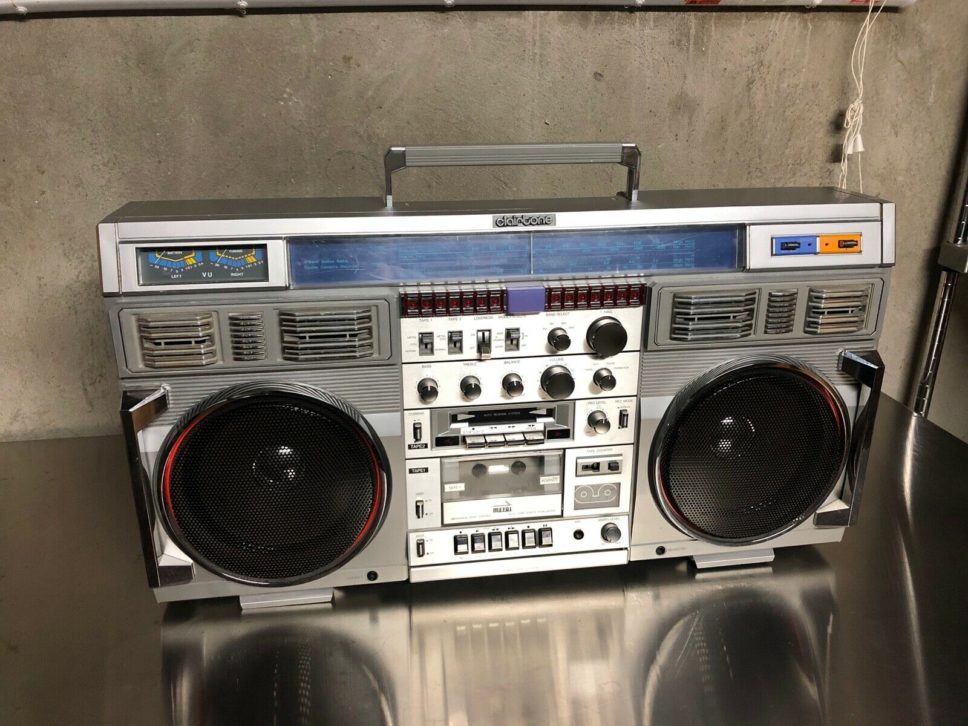 VINTAGE GHETTOBLASTER / Boombox SANYO M7900 Entierement Fonctionnel 286824888797